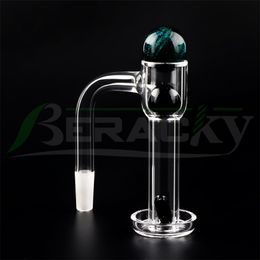 Beracky Soldadura completa Borde biselado Cuarzo Terp Slurpers Banger Dichro Terp Slurper Set para agua de vidrio Bongs Dab Rigs Pipes