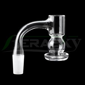 Beracky Entièrement Soudé Fumer Bord Biseauté Terp Slurper Sphère Quartz Banger Avec Balle Seau 45 * 90 Slurpers Sans Soudure Clous Pour Conduites D'eau En Verre Plates-formes Pétrolières Bongs