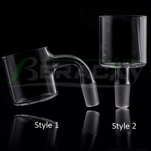 Beracky Smoking Quartz Banger 3 mm Adaptador de pared de cuarzo Clavos de fijación para vidrio Bongs de agua Dab Plataformas petroleras Tubos Vaporizador