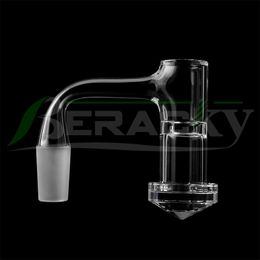 Beracky Smoke Accessoires Volledige Las Diamond / Faceted Bottom afgeschuind Edge Quartz Terp Slurper Banger Nail voor Water Bong Glass Pipes DAB RIGS