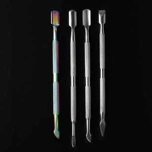 Beracky Two Styles Rainbow Stainless Steel Smoking Dabber Tool Heady Titanium Dab Tools Voor Quartz Banger Nails Glass Water Bongs Oil Rigs