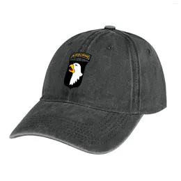 Bérets 101st Airborne Division Cowboy Hat randonnée dans la casquette tactique militaire anime pour les filles masculines