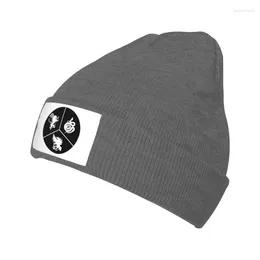 Bérets 2 Classe Logos Cap tricot Cap tricot Bons de bonnet Unisexe Hipster