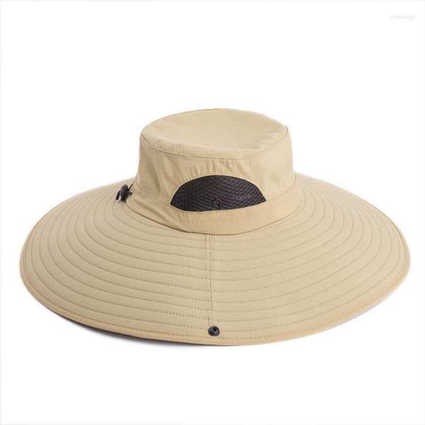 Boinas 2022 Edición limitada Súper ala grande Algodón Monocromo Sombrero para el sol Playa al aire libre Grande