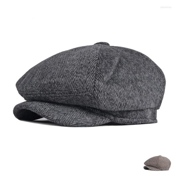 Bérets 2022 Peaky Blinders Béret Britannique Hommes Casquette Sport Chapeaux Baret Mutze Damen Bere Peintre Casquettes Boinas De Invierno Para Mujer CQ1593