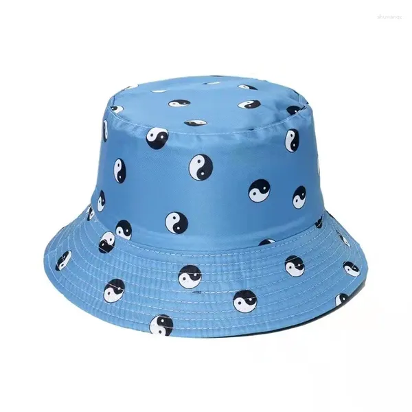 Boinas 2023 Ropa de doble cara Sombrero de pesca Gorras de pescador para niños / niñas Bob Femme Gorro Verano Sombreros de cubo Mujeres Hombres Panamá