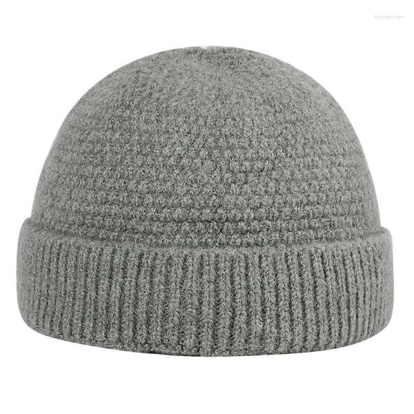 Bérets 2023 Bonnet tricoté Hommes Hiver Balaclava Chapeau Plein Visage Bouclier Ski Bonnet Tactique Cyclisme En Plein Air Coton Casquette Coiffures