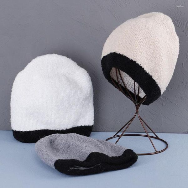 Boinas 2023 Sombreros de cachemira de invierno para mujer Gorros Hombres Venta de mujeres Moda Head Cap Warm Hip Hop Beanie