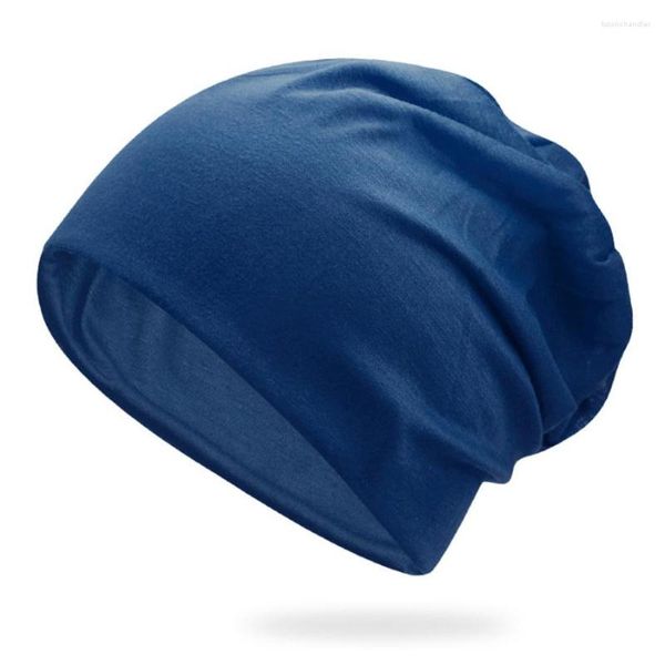 Bérets 2023 femmes hommes élégant bonnet chapeau mince hip-hop doux Stretch Slouchy extérieur crâne casquette adapté pour printemps automne été