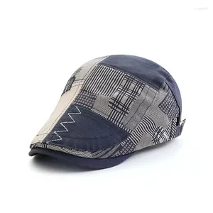 Boinas 2024 Vintage Men Camuflage Baret Touca Feminina Inverno Hats Classic Sboy Gorras Verano Hombre Bere Hat Cap