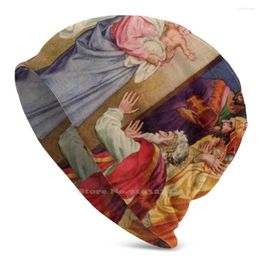 Bérets 3 mages visite des trois sages scène de la nativité de noël cadeau catholique bonnet automne hiver chapeau chaud Adoration