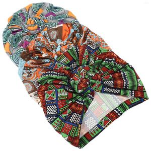 Bérets 3 pièces Style chapeaux femmes tête enveloppement cheveux Turbans mode cravate à la mode noeud foulard femmes africaines