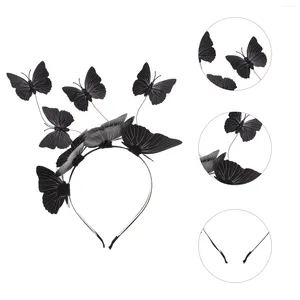 Berets 3d Butterfly Halloween Decorations Performance Cosplay Leveringen Decoratieve feestvlinders Hoofdtooi Huwelijk