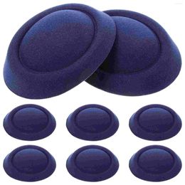 Bérets 8 pièces pinces à cheveux fascinateur fournitures de base chapeau en forme de larme hôtesse femmes Eva artisanat et matériaux pilulier chapeaux en vrac