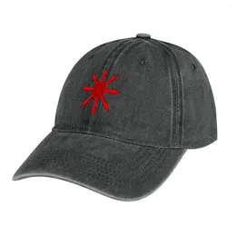 Bérets 8 étoiles du chaos pointu - symbole de magie (rouge) chapeau cowboy cap de sport dur bobble camionneur visière camionneur pour hommes femmes