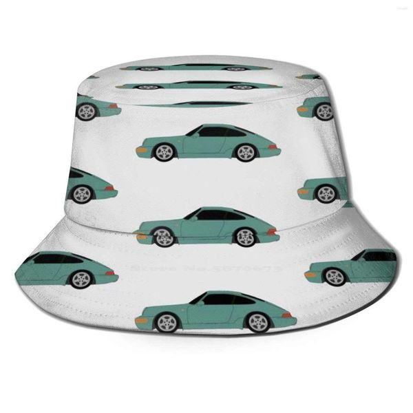 Bérets 964 Pliable Panama Bucket Hat Cap Coupe Car 993 996 997 991 992 Flat 6 Engine Boxer Top Gear Vitesse Transmission manuelle