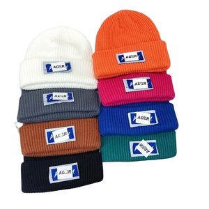 Bérets Ader Beanie Erreur Bonnets Hommes Femmes Bonbons Couleurs Chapeaux Qualité Coton Laine Tricoté Casquettes Classique Lettre Skullies 230214