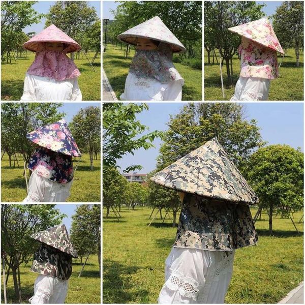Boinas Fiesta ajustable Sol sombreros de sol de alta calidad Brimboo tejido de bambú de bambú