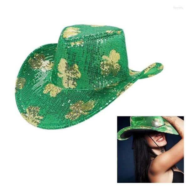 Bérets pour adultes, chapeau de fête de la patrie irlandaise, Cowboy pour femmes, chapeaux de carnaval, Halloween, fête de noël, Costume habillé