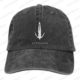 Berets Afterlife Fashion Unisex katoen honkbal pet buiten volwassen verstelbare denim hoed