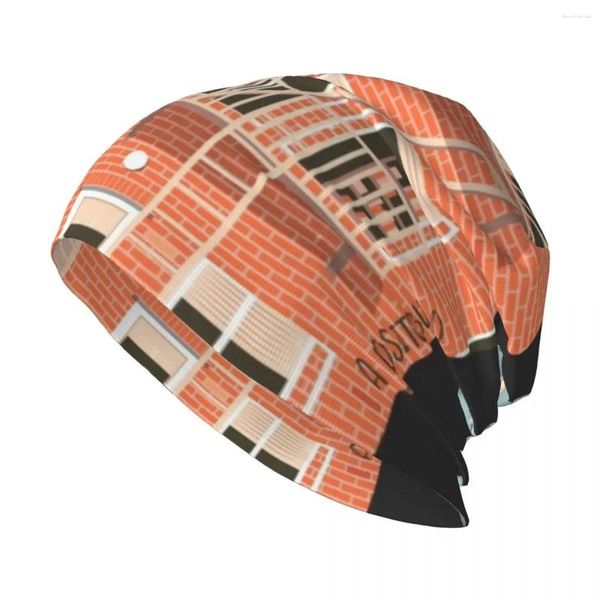 Boinas La ventana trasera de Alfred Hitchcock Ilustración de Burro Gorro de punto Boonie Sombreros Golf Mujer Gorra Hombre