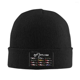 Bérets toutes les voitures Ayton Senna voiture de course tricoté chapeau bonnet automne hiver chaud acrylique casquette hip-hop pour hommes femmes cadeaux