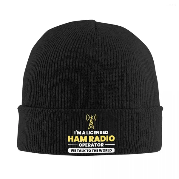 Bérets Amateur Ham Radio Opérateur en tricot tricot