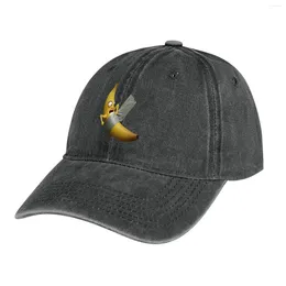 Boinas Angry Banana Cowboy Hat Drop Visor térmico Sombreros para hombre Sombreros para mujer