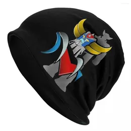 Boinas anime robot grendizer gaanie tapa unisex invierno tibio tibio Homme Knit Hats Fashion Outdoor Ski Mazinger Z Skullies Gaijas Gorros