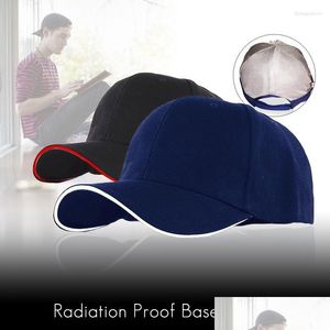 Bérets Casquette Anti-Radiation Chapeau de Protection Emf Rf/Micro-Ondes Baseball Uni Rfid Chapeaux de Protection Livraison Directe Dhc73