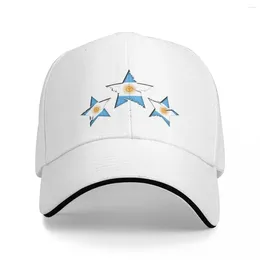 Boinas Argentina Bandera Gorra Moda Casual Gorras De Béisbol Sombrero Ajustable Hip Hop Verano Unisex Sombreros Policromáticos Personalizables