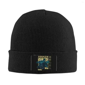 Beretas Armin de Attack On Titan Hat de tejido Beanie Men's Beanie Autumn Winter Acrylic Anime CAL CHOM