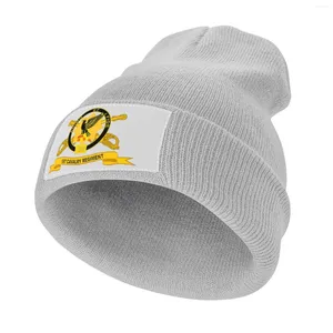 Bérets Army - 1st Cavalry Regiment W Br ruban tricon tricot Golf Cap UV Protection des chapeaux solaires pour femmes hommes