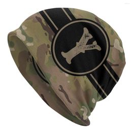 Berets Army Camouflage Bonnet Femme Slouchy Beanie Hat Hip Hop Militaire stijl Letter y Outdoor Ski Skullies Beanies Caps