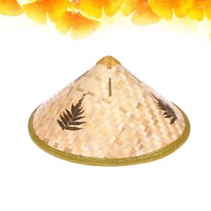 Boinas Sombrero asiático Oriental Chino Niños Divertido Granjero Gorra Arroz Sombreros para manualidades DIY (Tamaño)