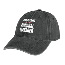 Berets Assistant du directeur régional - Bureau de télévision drôle Cowboy Hat Golf Gentleman Sports Cap Baseball Men Women's