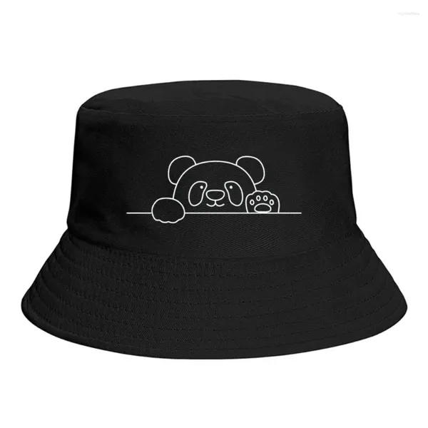 Boinas Otoño Bebé Sombrero Del Cubo Para Unisex Personalizado Panda Pescador Playa Gorros Panamá