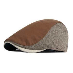 Bérets automne hiver coton Patch travail nouvelles garçons casquette plate mâle femme peintre béret 60 G220612