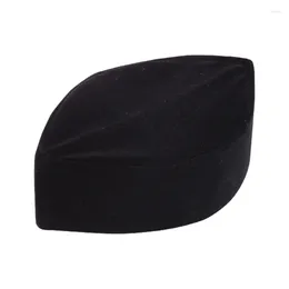 Berets herfst winter moslimgebeden hoed mannen islam topi kufi headware schedel dop tulband