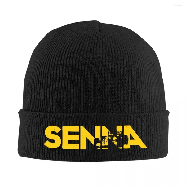 Bérets Ayrton Senna chapeau automne les bonnets hivernaux
