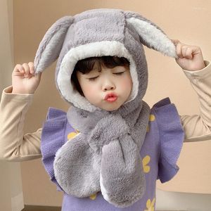 Bérets bébé chapeau écharpe ensemble chaud tricoté bonnet d'hiver Bonnet enfants garçon fille casquettes garçons filles Beanie automne extérieur