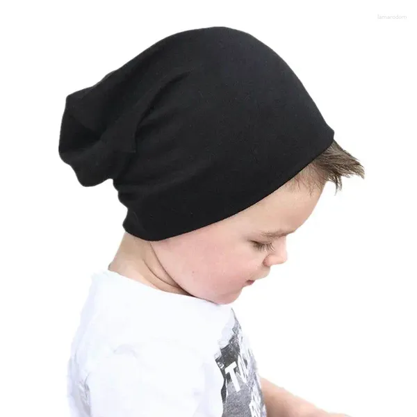 Berets bebê cor sólida algodão macio hip hop chapéu crianças boné gorro gorro crianças dança de rua cabeça capa menino menina primavera