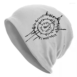 Boinas Baldurs Gate 3 Adventure Awaits Gorros Skullies Cap Hombre Moda Cálido Multifunción Bonnet Knit Hat