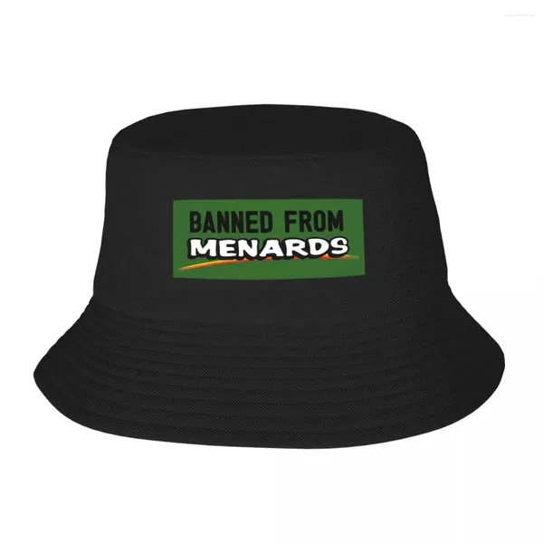 Boinas prohibidas en Menards Bucket Hat Panama Niños Bob Hats Fashion Fisherman Fishing de verano Pesca unisex Capas