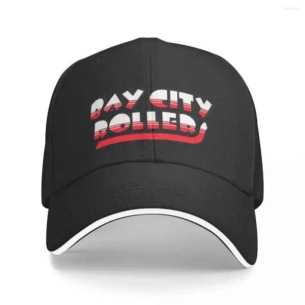 Berets Bay City Roulers Cap Fashion Baseball Caps Caps Ajustement Hip Hop Summer Unisexe Chapeaux Polychromatiques personnalisables