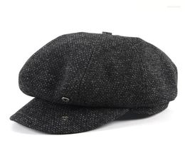 Berets Beret Hat Men Classic Vintage automne 2022 Peaky Blinders Men039s Cap Boina Italiana Hombre octogonal SBOY MALE2016037