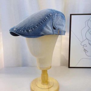 Baretten Baret Hoed Niet-vervagende Trainingspet Dames Heren Denim Decor