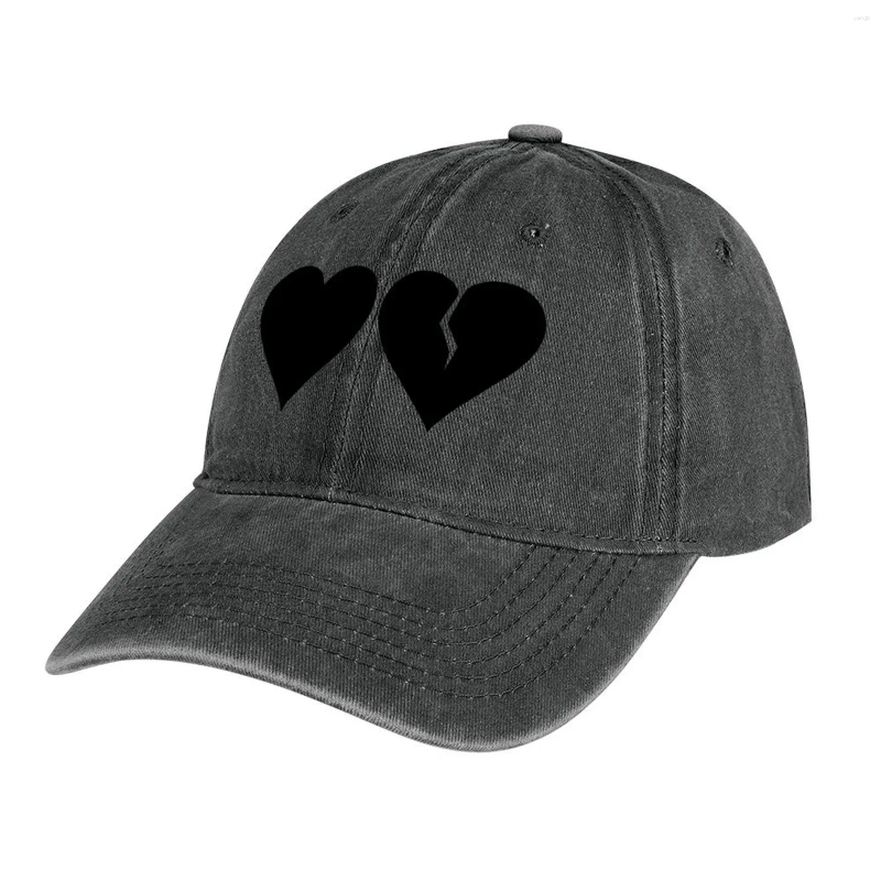Berets BHC Black Hearts Club Cowboy Hat Hip Hop Thermal Visor Bobble Women's Golf Wear Men's