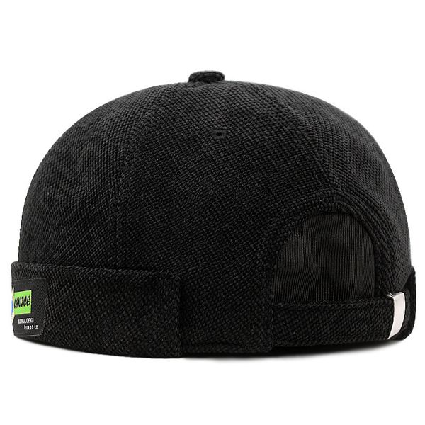 Bérets Grande taille Chapeau en velours côtelé Hommes Skullcap Femmes Hiver Chaud Brimless Melon Cap Manchette Docker Polaire Doublé Bonnet 55 60 cm 60 65 cm 230807