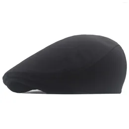 Bérets grande taille Sboy chapeau pour hommes coton doux extensible coupe hommes casquette Cabbie conduite pour français